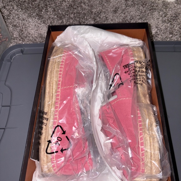 NIB New coach rae suede peony espadrille - Picture 1 of 5